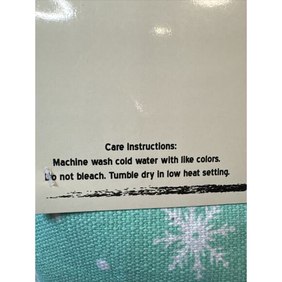 JOHANNA PARKER Mint Green SANTA CLAUS Christmas Cotton PLACEMATS Set of 4 New - Picture 10 of 10
